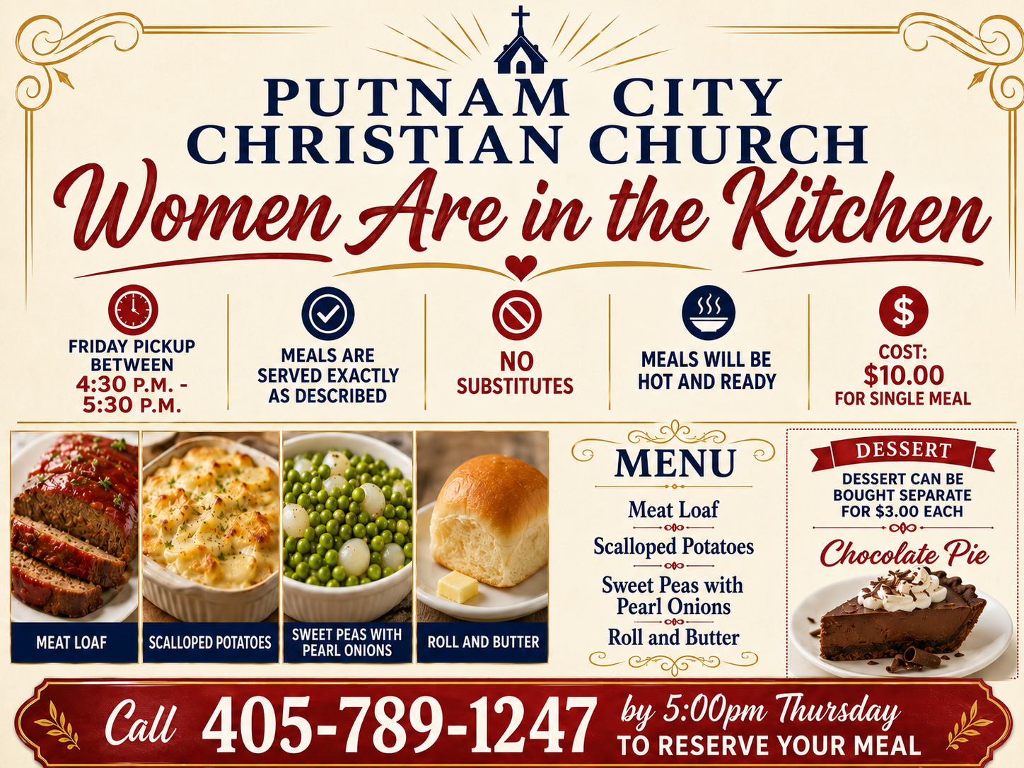 FRIDAY MENU!  (and it's a good one)